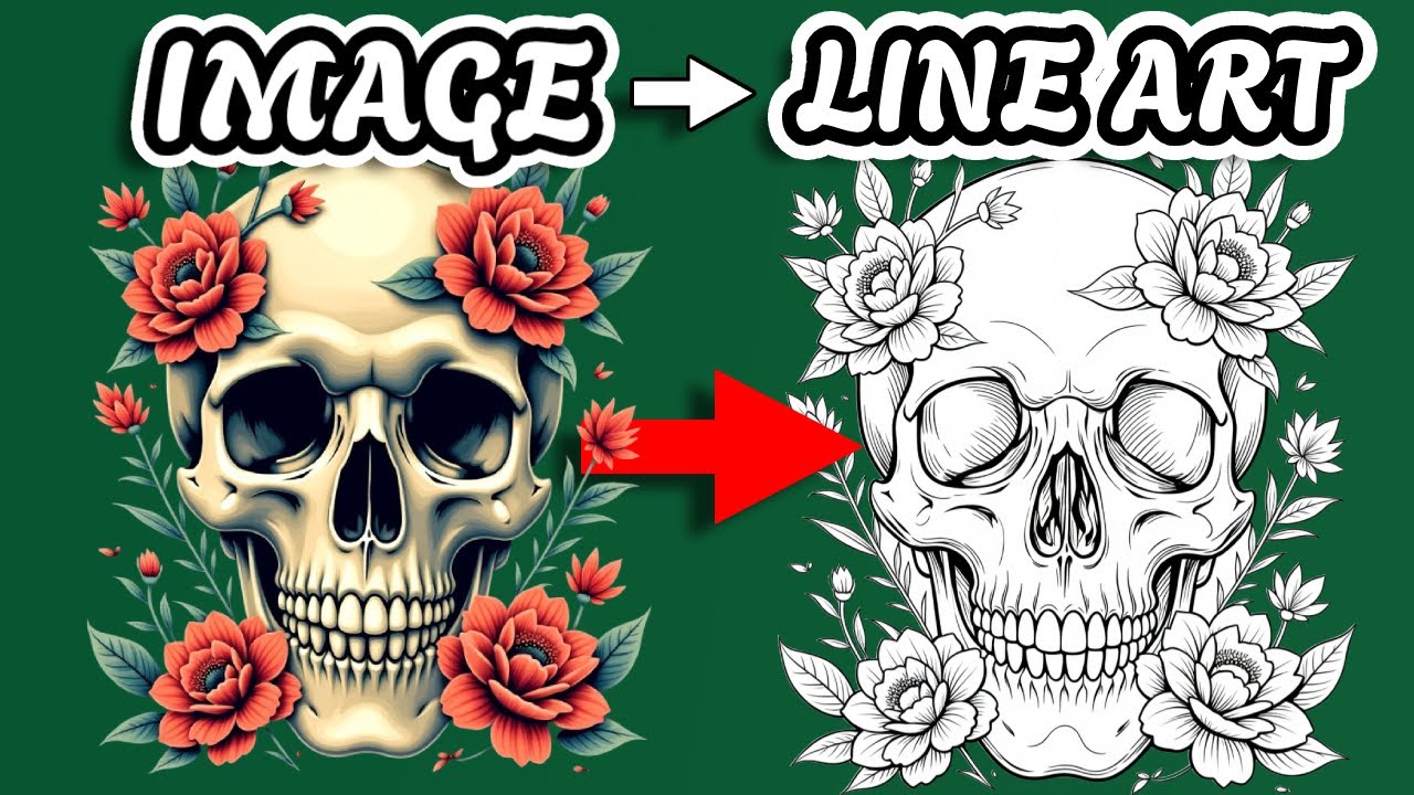 Image to Line Art: Detailed Walkthrough (No Drawing Skills Needed)