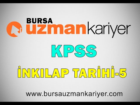 KPSS - İNKILAP TARİHİ- 5