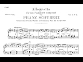 Schubert - Allegretto in C minor, D.915 - with score