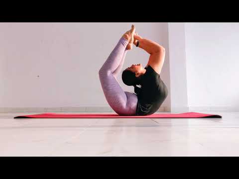 Purna Dhanurasana ( Full bow pose) & variation with YOGAURMI