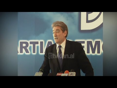 Sali Berisha: Paratë e drogës lahen në kantierin e ndërtimit të Ramës (2 Shkurt 2003)