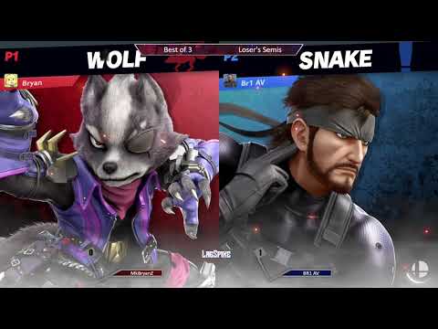 Lagspike 26 - Losers Semis - MkBryanz (Wolf) vs BR1 AV (Snake)