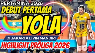 Download lagu PROLIGA 2026| GILA GEIS‼️KEREN DEBUT PERTAMA YOLA DI JAKARTA LIVIN MANDIRI. HIGHLIGHT PROLIGA 2026 mp3