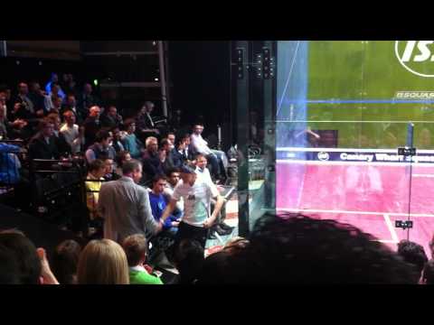 ISS Canary Wharf Squash Classic Round 1 - Barrington vs Karwalski 1.MOV