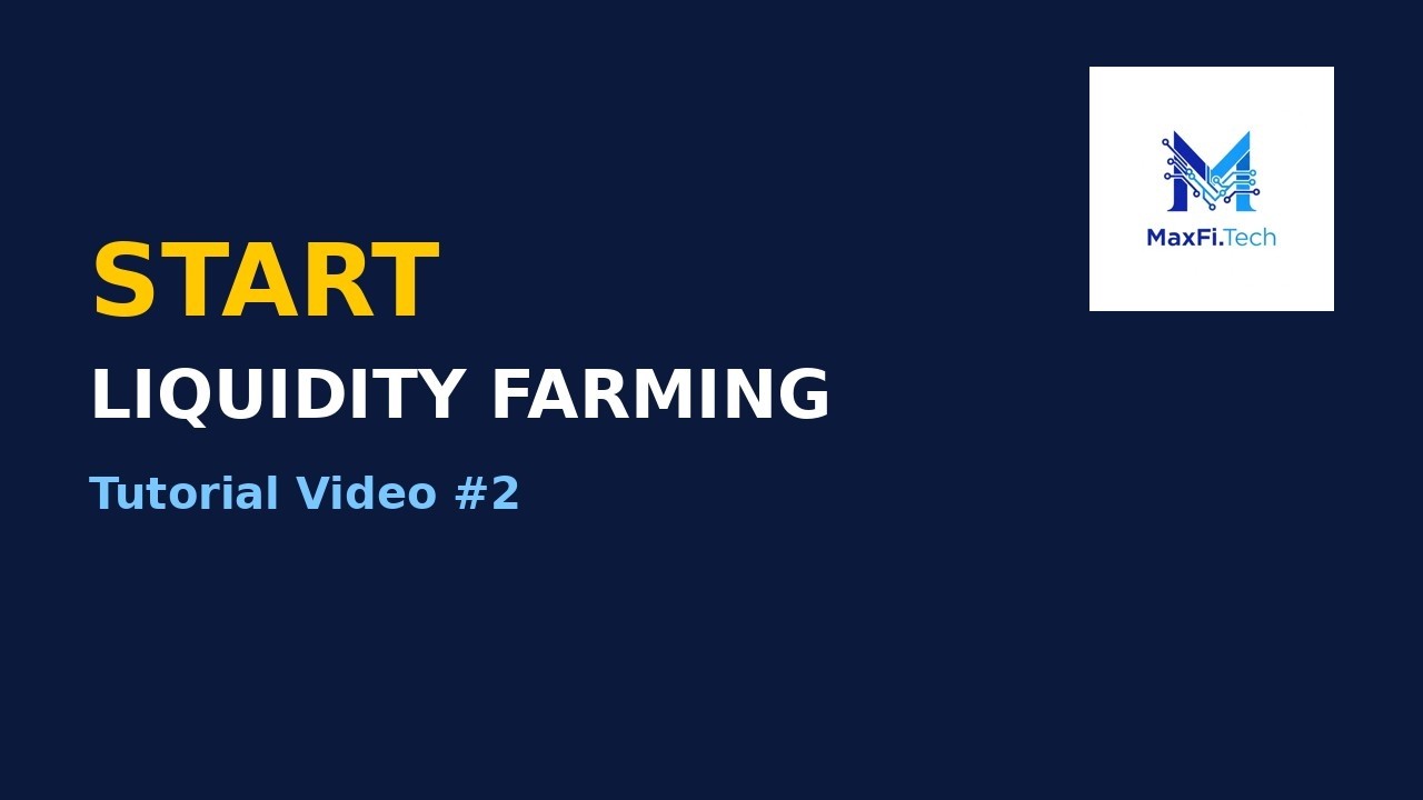 How to Set Up a Liquidity Pool Position on MaxFi | Tutorial #2
