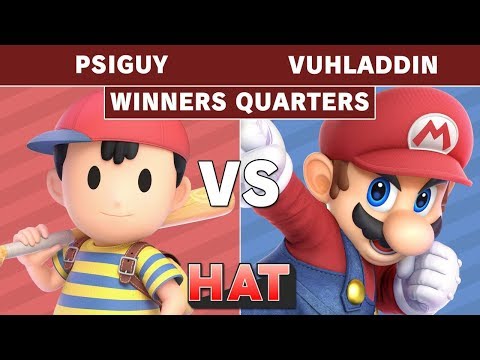 HAT 76 - W8 | PSIguy (Ness) Vs. Vuhladdin (Mario) Winners Quarters - Smash Ultimate