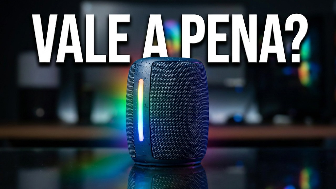 Miniatura da avaliação em vídeo de Caixa de Som AIWA SP-03-B Bluetooth IPX4 RGB