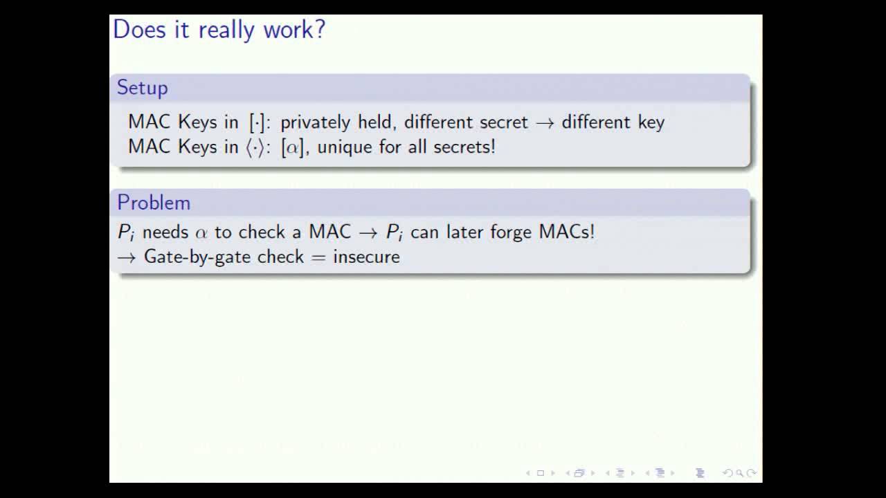 Multiparty Computation from Somewhat Homomorphic Encryption