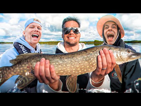 Ennätys haukia ja katkenneita siimoja! || Mikun ja masan kalakisa FINAALI