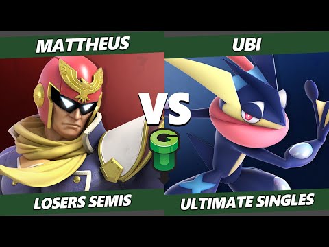 Game Underground Losers Semis - mattheus (Captain Falcon) Vs Ubi (Greninja) SSBU Ultimate Tournament
