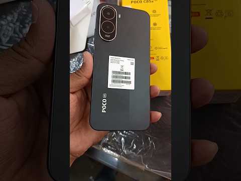 Thumbnail for Poco C85X 5G Black Phone📲🔥#poco #pocophone #pocomobile #smartphone #unboxing #shorts #tech #trending