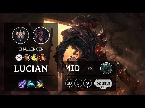 Lucian Mid vs Pyke - KR Challenger Patch 10.4