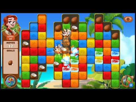 Lost Island Blast Adventure Level 87 - NO BOOSTERS 🏝️ | SKILLGAMING ✔️