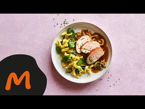 Kaiserbraten mit Spätzli und Pilzsauce – Migusto Rezept