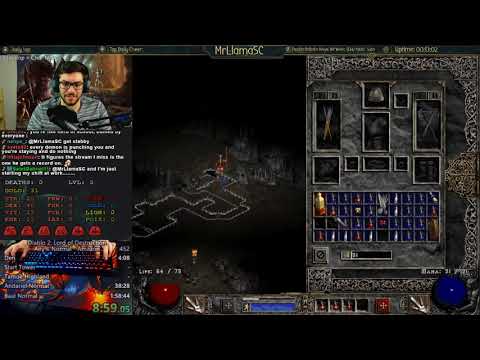 Diablo 2 - Amazon Any% Normal World Record Attempts - Day 2