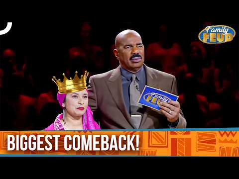 The Most IMPOSSIBLE Comeback Ever | Fast Money | Family Feud Classics