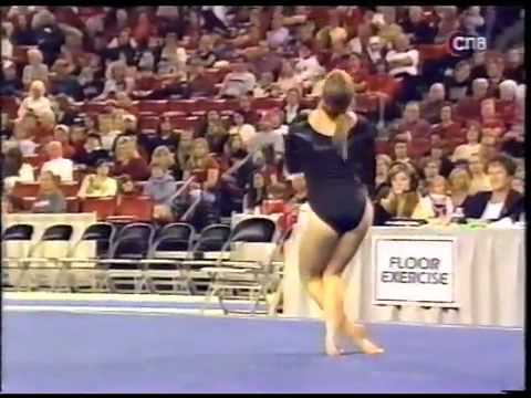 Carly Janiga - 2007 Stanford vs UGA - Floor Exercise