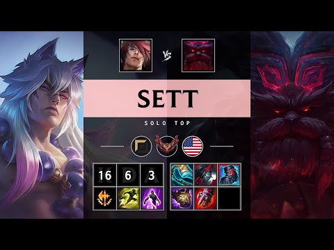 Sett Top vs Ornn - NA Grandmaster Patch 25.16
