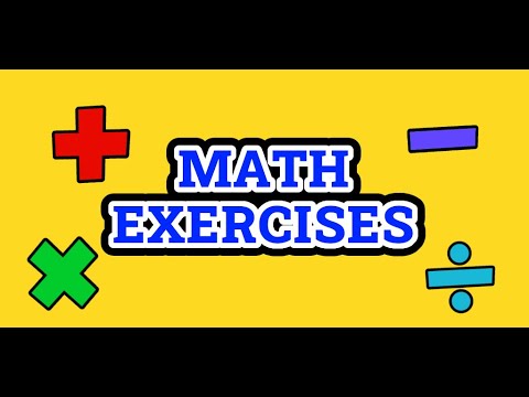 Math Exercises for Grade 1 - 6