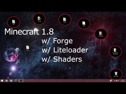 Vanquish Clan - Minecraft 1.8 Tutorial || Running Forge, LiteLoader, Shaders & Optifine || English