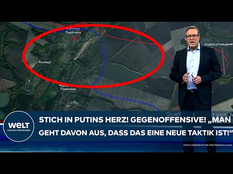 UKRAINE-KRIEG: Stich mitten in Putins Herz! "Man geht davon aus, dass es eine neue Strategie ist!"