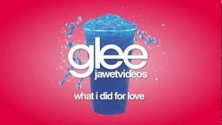 Glee Cast - What I Did For Love (karaoke version)