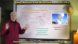 How to find gold with rocks & minerals part 2 of 2