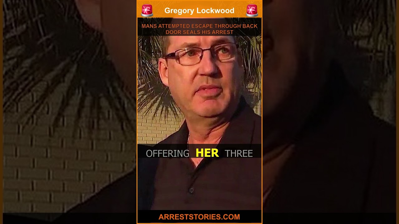 MANS ATTEMPTED ESCAPE THROUGH BACK DOOR SEALS HIS ARREST