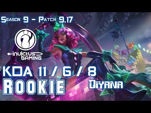 IG Rookie QIYANA vs JAYCE Mid - Patch 9.17 KR Ranked