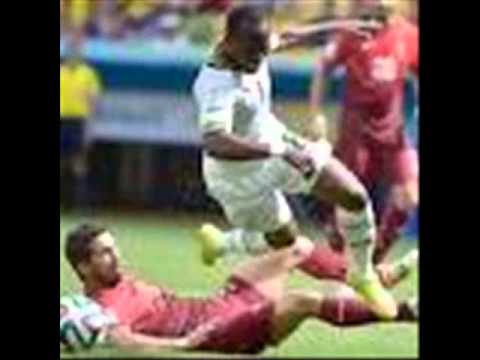 John Boye GOAL 2-1 Portugal vs Ghana 2014 World Cup REVIEW