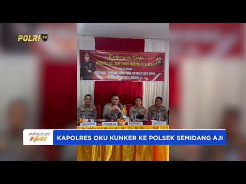 JALIN SOLIDITAS KAPOLRES OKU KUNJUNGAN KERJA KE POLSEK SEMIDANG AJI