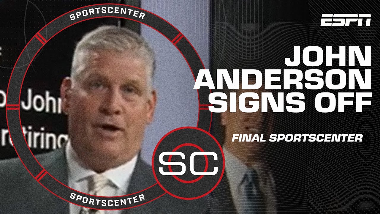 John Anderson's final time anchoring SportsCenter after 25 years at ...