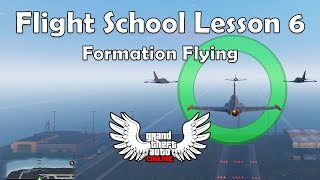 How to get Gold in "Formation Flying" (GTA Online San Andreas Flight School Lesson 6)
