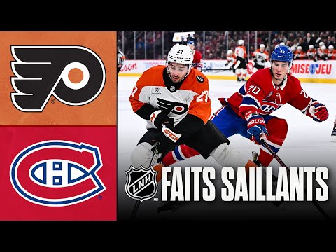 Flyers vs Canadiens 16/12/25 | Faits saillants