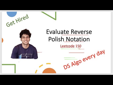Evaluate Reverse Polish Notation Leetcode 150 Live Coding Session