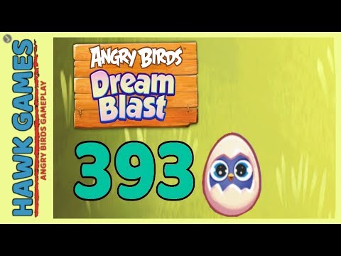 Angry Birds Dream Blast Level 393 - Walkthrough, No Boosters