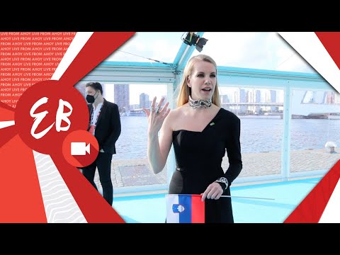 Turquoise Carpet: Ana Soklic - Slovenia (Eurovision 2021)