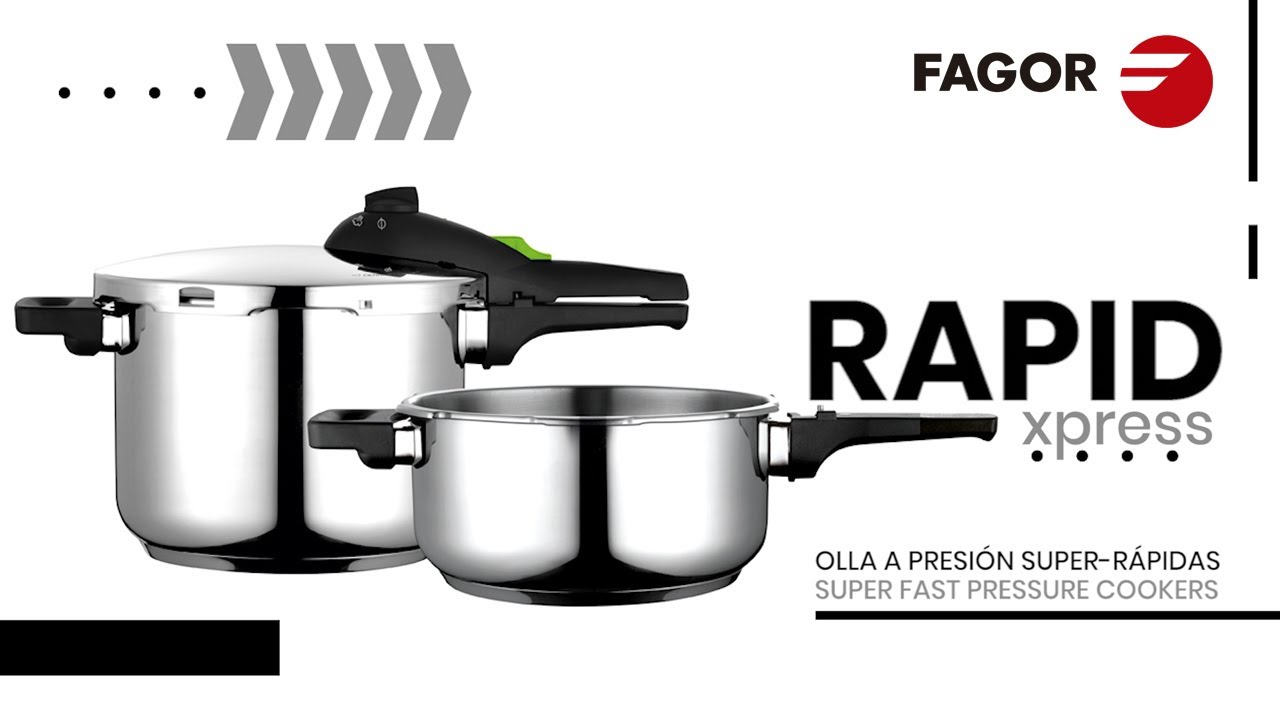 Watch RAPID XPRESS (olla a presión súper- rápida / super fast pressure cookers) FAGOR Now RAPID XPRESS (olla a presión súper- rápida / super fast pressure cookers) FAGOR