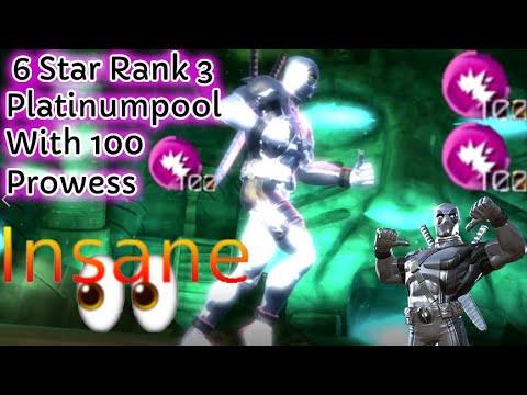 6 Star Rank 3 Platinumpool With 100 Prowess! | Marvel Contest Of Champions