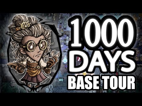 1000 DAYS MEGABASE TOUR (Wanda) | Don't Starve Together (ESP/ENG)