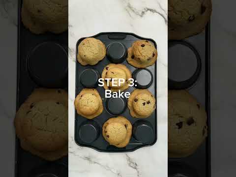 You NEED to try these | VIRAL Cookie Hack | Choc Chip Cookie Cup Sundaes #icecreamsundae #stopmotion