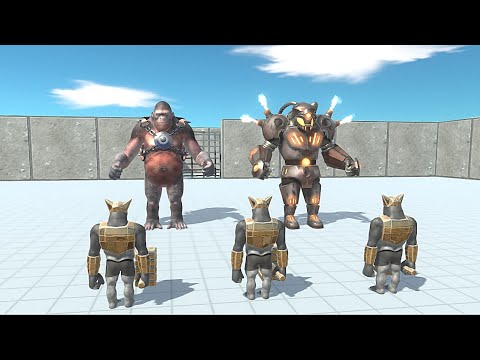 3 GHOR HAMMER VS 2X BOSS - Animal Revolt Batlle Simulator