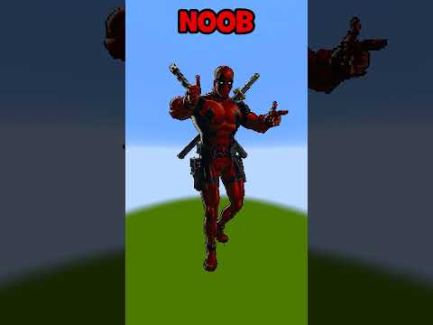 Deadpool & Wolverine Build Battle NOOB OR PRO??? #shorts