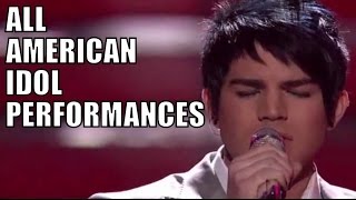Adam Lambert&#39;s American Idol Performances