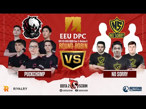 PuckChamp vs No Sorry - DPC EEU 2021/22 Tour 3: Division II - Round-Robin - BO3