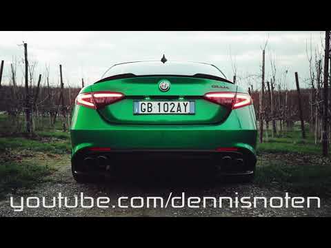 2020 Alfa Romeo Giulia QV w/ Akrapovic Exhaust - Powerslides and Accelerations!