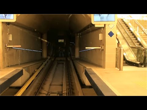 Cabinerit metro Rotterdam; Rotterdam Centraal-Spijkenisse De Akkers (part 1)