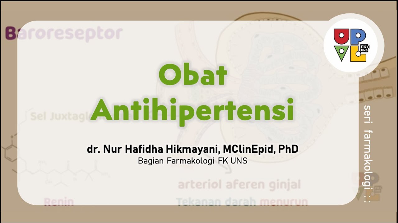 Antihipertensi (3): Obat antihipertensi