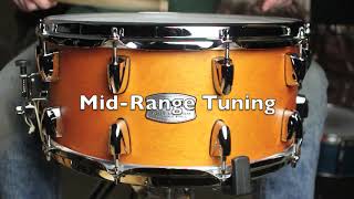 Video thumbnail for Yamaha Tour Custom Maple 6.5x14 Snare Drum Caramel Satin by The Drum Shop - Portland, Maine
