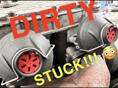 STUCK POWER VALVE?! R.A.V.E Exhaust Valve Cleaning! Had to Hammer It Out!